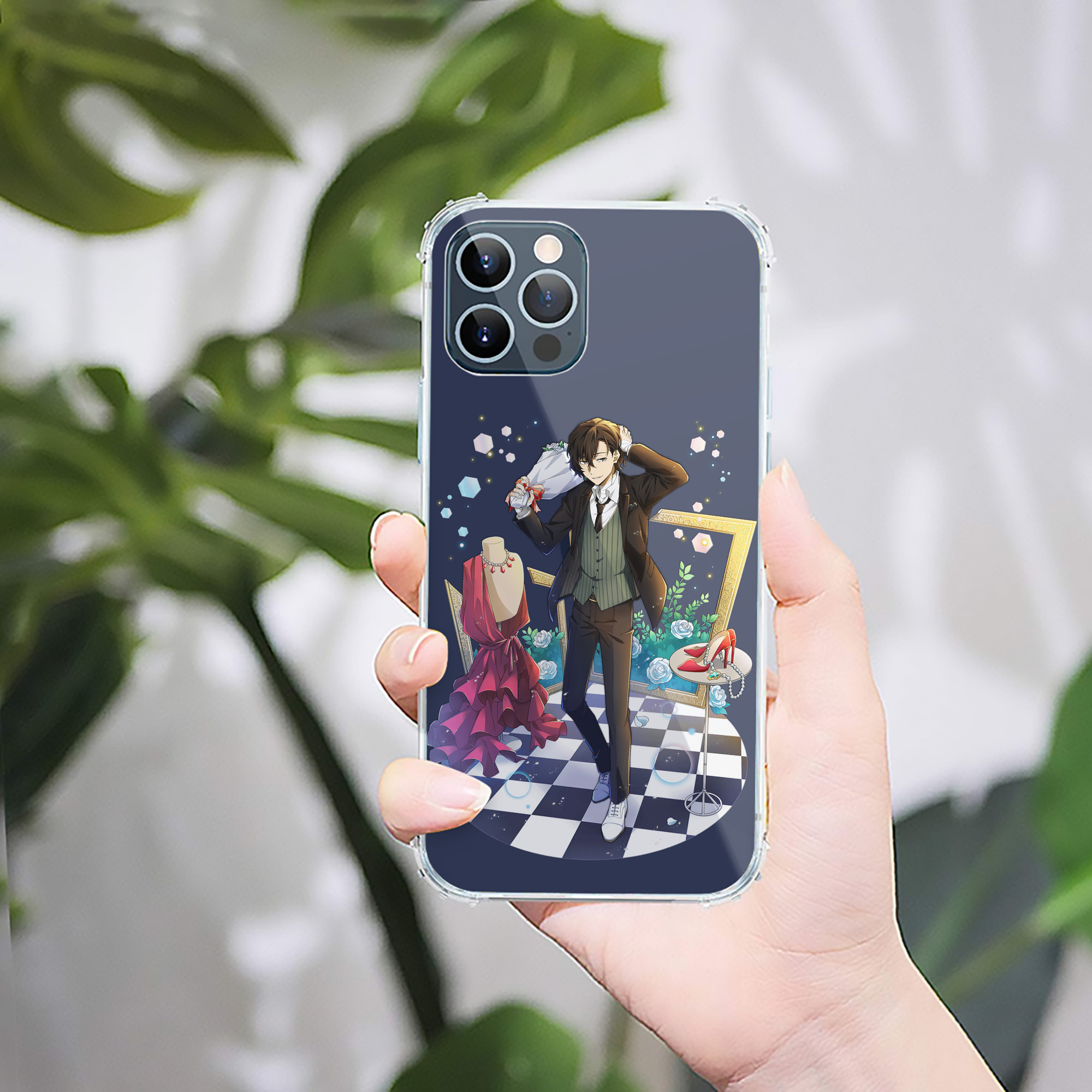 （画像用） 文豪ストレイドッグス Bungo Stray Dogs 【iPhone 12シリーズ対応】透明スマホケース（クリアソフトケース）